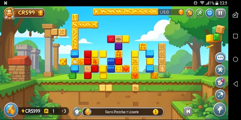 Gameplay seru dengan berbagai tantangan puzzle menarik.