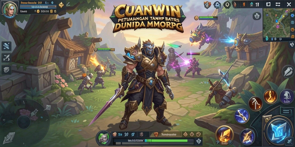 Tampilan gameplay menawan di CUANWIN dalam dunia MMORPG.