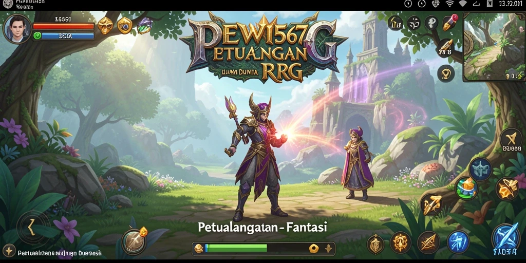 Tangkapan layar gameplay DEWI567 memperlihatkan aksi pertarungan yang mendebarkan.