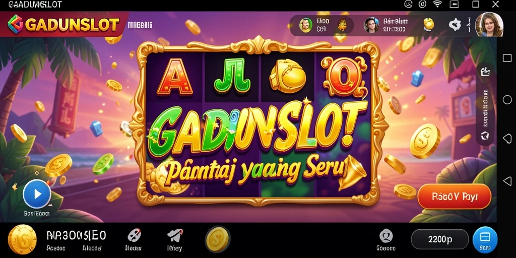 Tampilan gameplay seru dan menghibur dari GADUNSLOT.