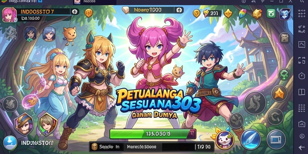 Gameplay seru dalam dunia Anime yang menakjubkan.