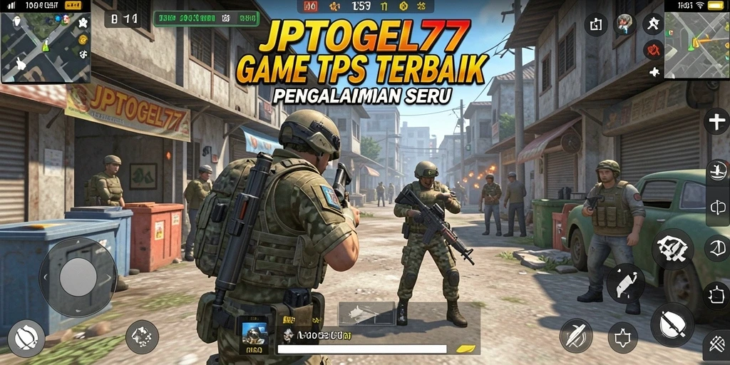 Screenshot menampilkan gameplay seru dari JPTOGEL77 dalam mode TPS.