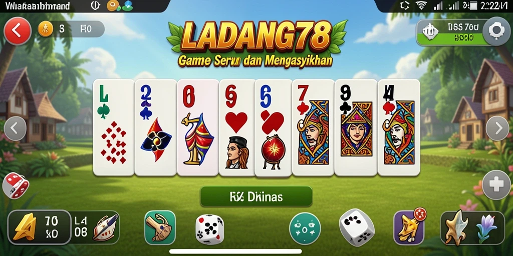 Screenshot LADANG78 menampilkan gameplay seru dan interaksi sosial.