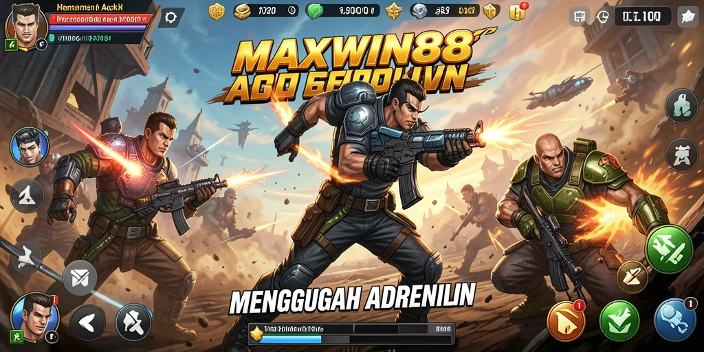 Tampilan gameplay seru MAXWIN88 dengan aksi yang mendebarkan.