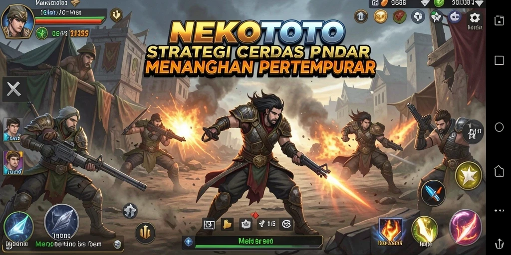 Tampilan grafik menarik dari pertempuran dalam NEKOTOTO.