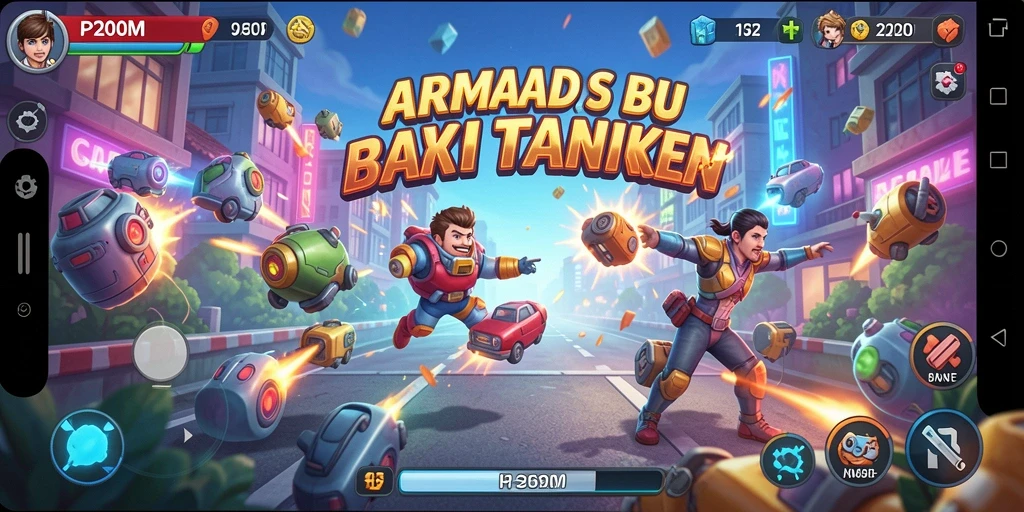Gameplay seru dalam P200M dengan banyak tingkat tantangan.