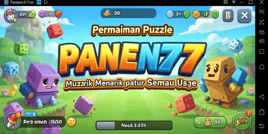 Tampilan gameplay menampilkan berbagai level Puzzle yang menantang.
