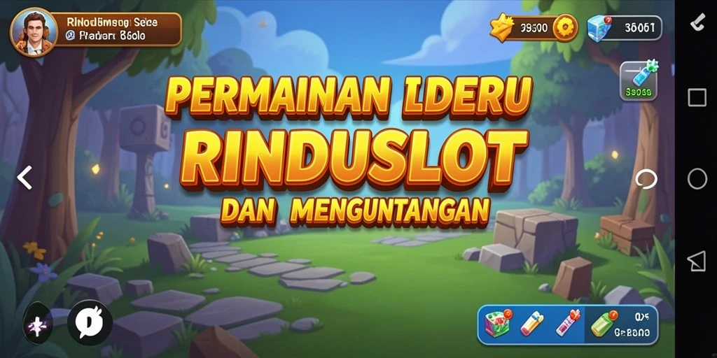 Tampilan gameplay RINDUSLOT yang menarik dengan elemen Idle.