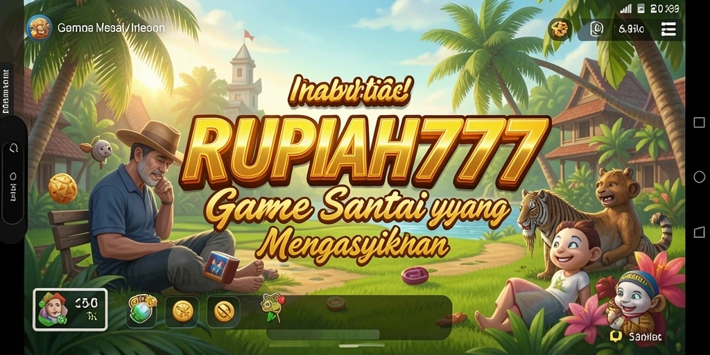 Screenshot utama gameplay RUPIAH777 yang menyenangkan dan santai.