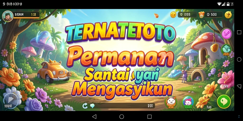 Screenshot gameplay TERNATETOTO yang penuh warna dan menarik.