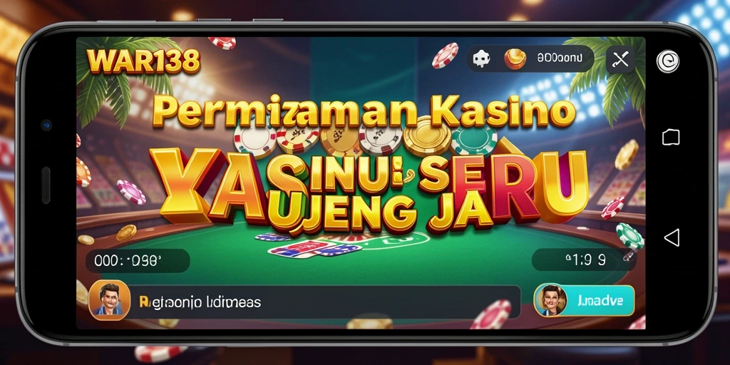 Screenshot utama WAR138 menampilkan gameplay kasino yang menarik dan interaktif.