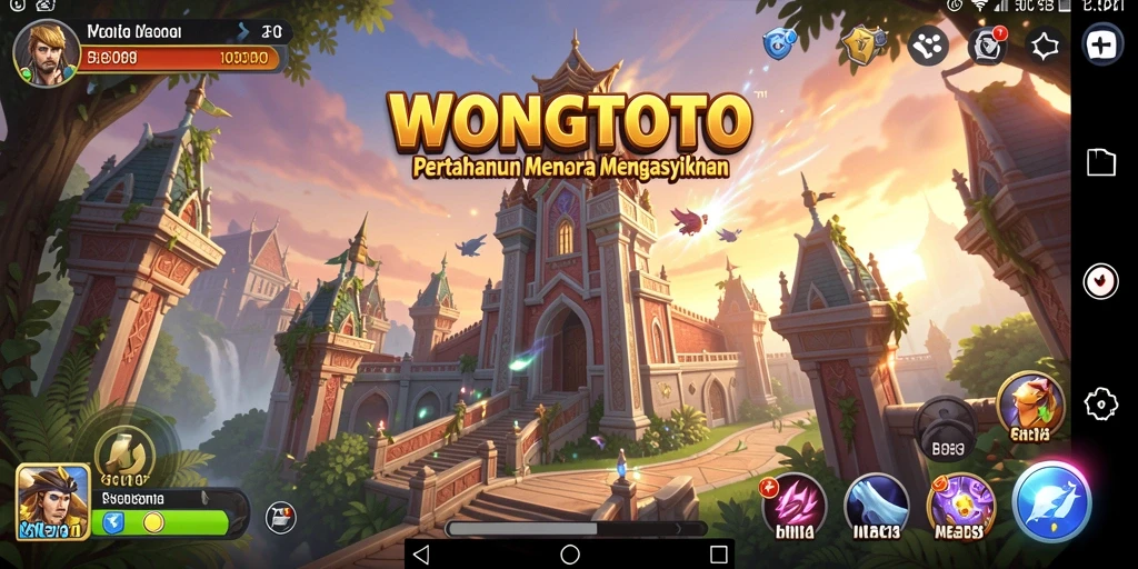 Tampilan gameplay seru dan menantang dalam WONGTOTO.