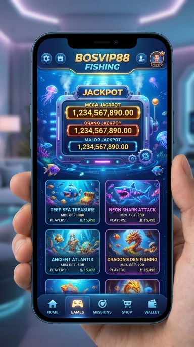 Screenshot aplikasi bosvip88 yang menunjukkan berbagai fitur menarik.